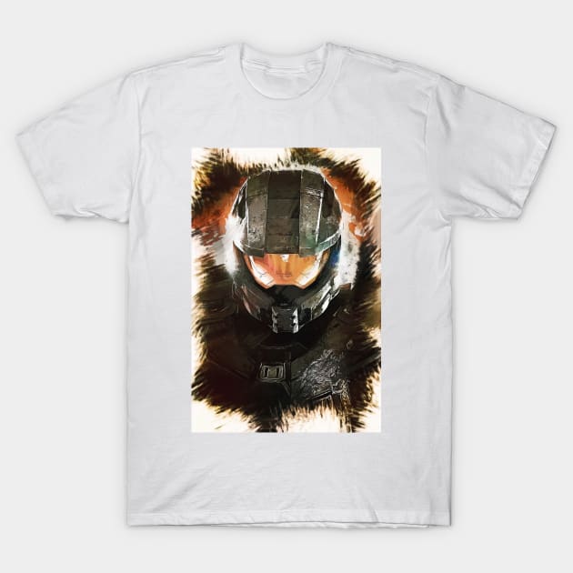 Master Chief - MCPON John-117 - HALO T-Shirt by Naumovski